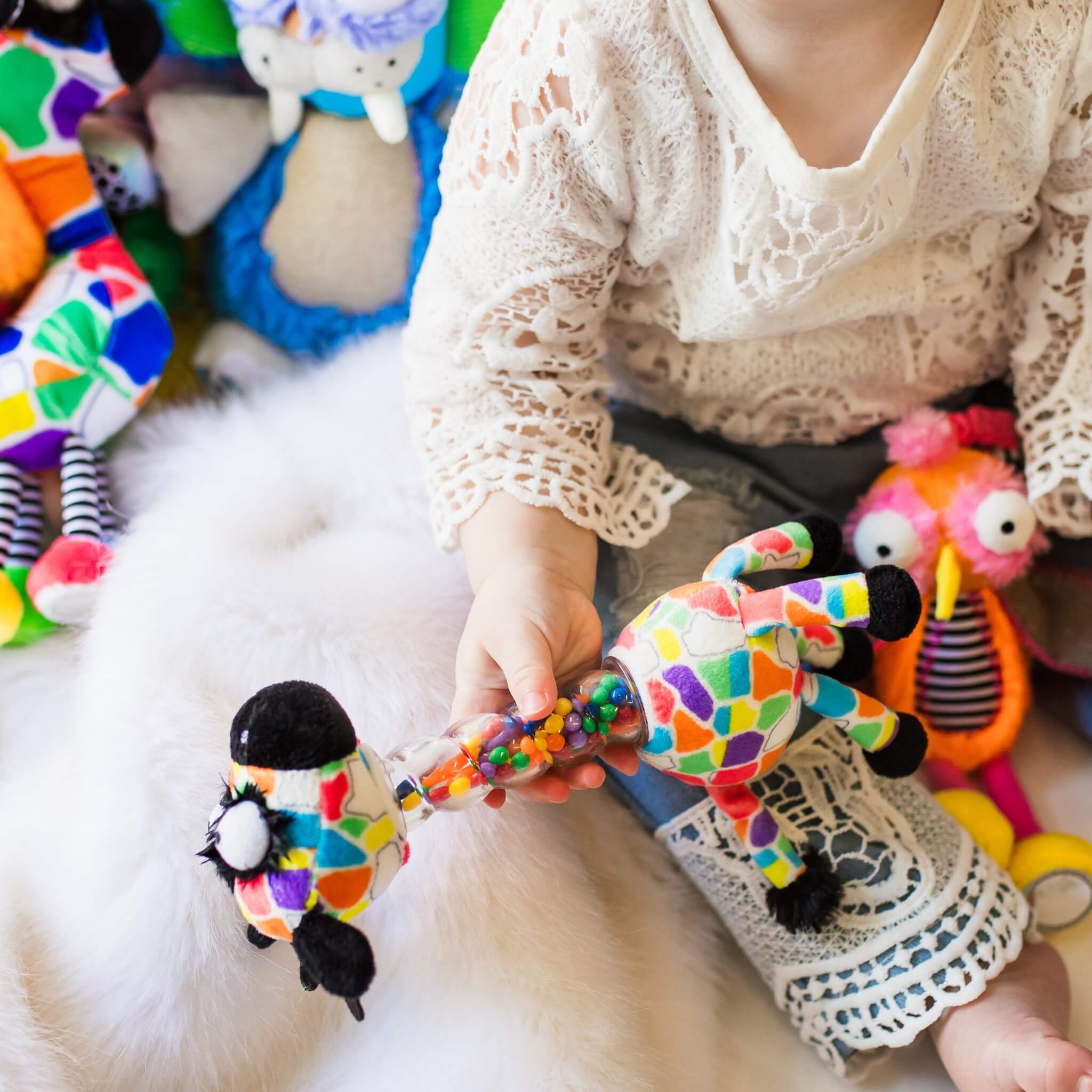 Giraffe Rattle Set Product: Jaffy Giraffe Hand Rattle Toy